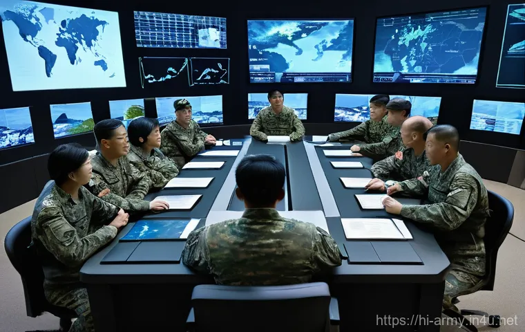 육군 한미연합훈련 개요 - **Prompt 1: Global Alliance for Stability**
A high-definition, cinematic image depicting a joint...