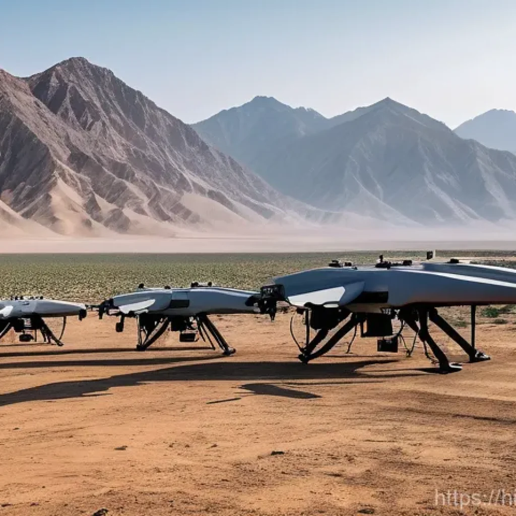 육군 지상전 전략 - Advanced Drone Operations in Challenging Terrain**

An intricate scene showcasing the Indian Army's ...